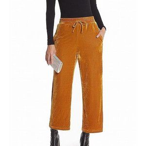 NEW Elodie velvet crop trousers pants size M
